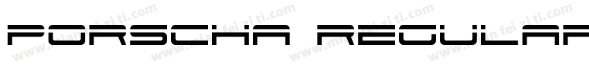Porscha Regular字体转换